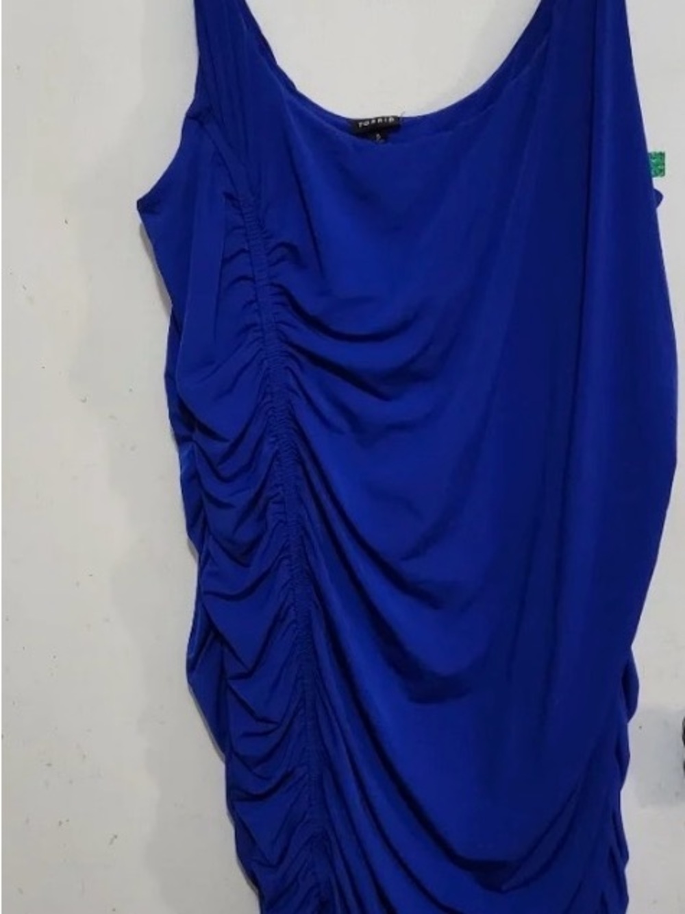 torrid Royal Blue Ruched Midi Dress